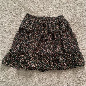 Floral and Flowy Skirt